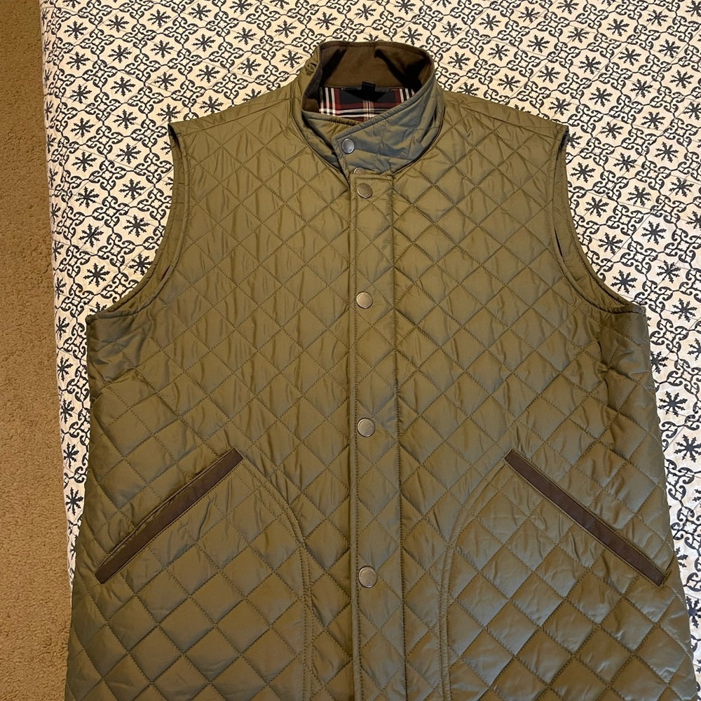 Mens quilted vest